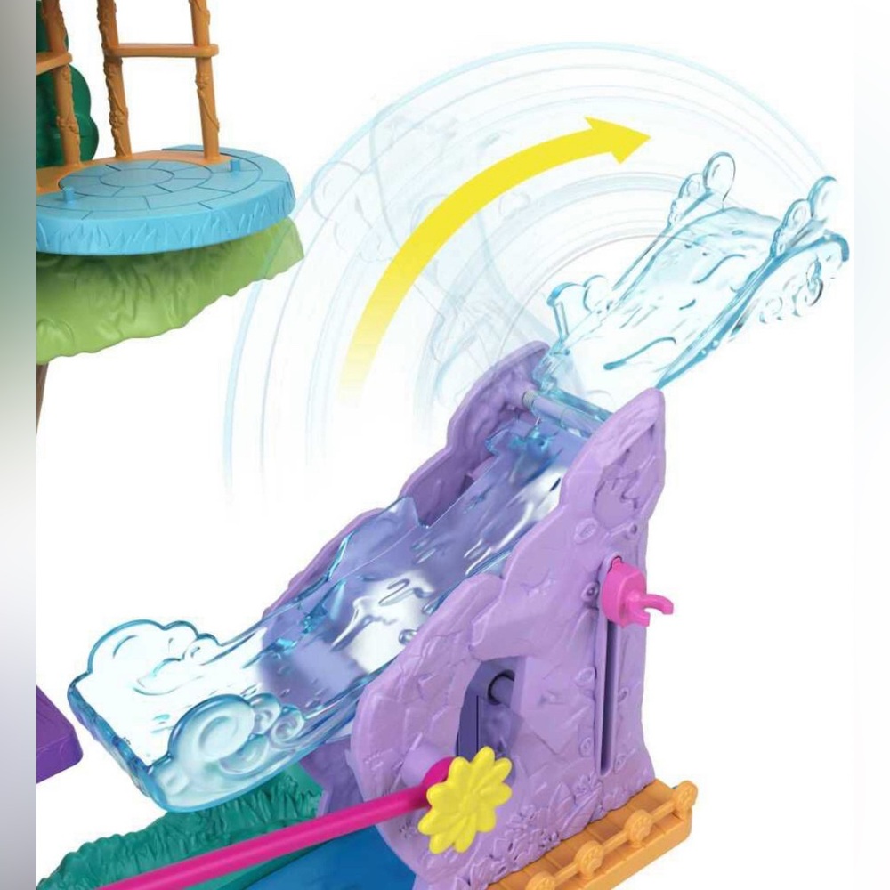 POLLY POCKET - DOLLHOUSE PET ADVENTURE TREEHOUSE - Expandable with child wand - Picture 3 of 4